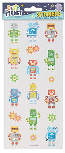 Craft Planet Stickers, Multi-Colour, One Size