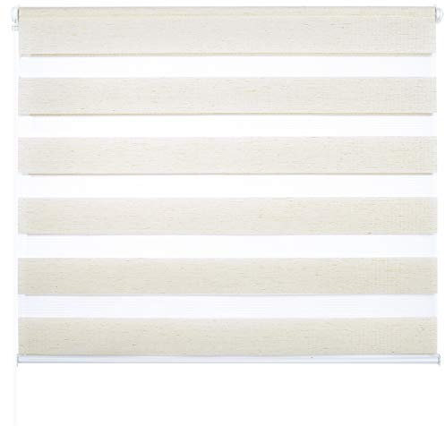 Laneetal Tenda a Rullo Doppia Tende Avvolgibili Oscuranti Termica Protezione per Finestre, Giorno e Notte, Senza Fori, 50 x 150 cm Faggio 0980036