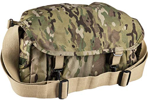 Domke F-2 Camouflage Schultertasche Kameratasche | Wasserabweisendes Canvas-Design, hält Kameragehäuse und mehrere Objektive bis zu 300 mm und Zubehör