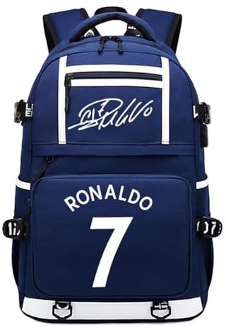 FuBballspieler Star Rd7 Multifunktions Reisen Fans Rucksack Schultasche Lässiger Rucksack Daypack