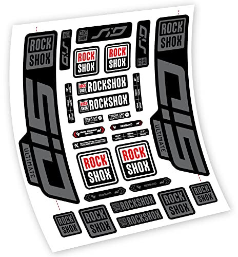 Aufkleber aus Vinyl, selbstklebend, Gabel, 27 Zoll Rock Sho.. Sid Ultimate 2021 (Traffic Grey)
