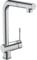 Ideal Standard Ceralook Single Lever l-Shape spout Kitchen tap with Pull Out spout, BD573AA, Chrome