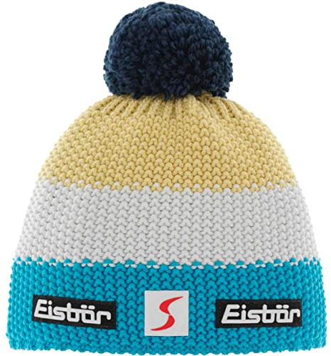Eisbär Mütze Star Pompon MÜ SP mugoazur-white-banana/dark
