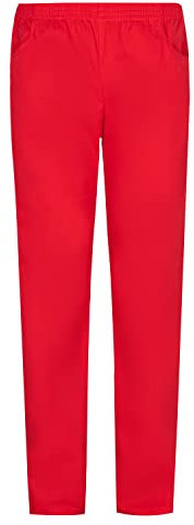 MISEMIYA - PANTALÓN Sanitarios Unisex Cintura ELÁSTICA Uniforme Laboral MÉDICO Enfermera Limpieza Veterinaria SANIDAD HOSTELERÍA- Ref.8312 - M, Rojo