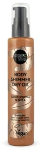 Organic Shop Body Shimmer Dry Oil Gold Jojoba & Shea, 100 ml