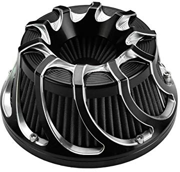 HCmotorku Kit di aspirazione della turbina filtro aria CNC per moto per Harley Sportster XL 883 1200 48 72 2004-2023 nero