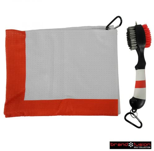 England Deluxe Golf Towel and Brush Set by Brand Fusion