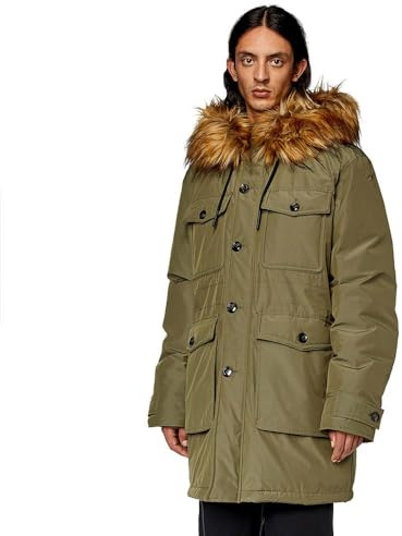 DIESEL W-JORGY GIACCA IVY GREEN 54 Herren Jacke, 5AF, 54