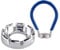 Bike Wheel Spoke Repair Kit with Spoke Wrench and Rim Correction Tool, Bicycle Spoke Wrench Tool, 6 in 1 Bike Spanner Spoke Tool 10-15 Gauge for Bike Wheel Maintenance and Adjustment(Silver+Blue)