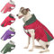 Huntboo Hundemantel, Wintermantel Hund, Hundemantel Wasserdicht, Hundejacke Winter, Winddicht und mit Reflektierenden Streifen, Bleiben Sie Warm und Sichtbar (Rot,XL