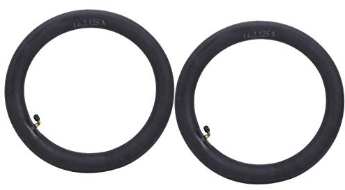 Lwuey Fahrradschlauch 14x2.125, 14 Zoll Schlauch mit Gebogenem Ventil | Innenschlauch Ersatz für Elektroroller Elektrofahrrad E-Bike Reifenrohr Zubehör für Laufräder, Klappräder