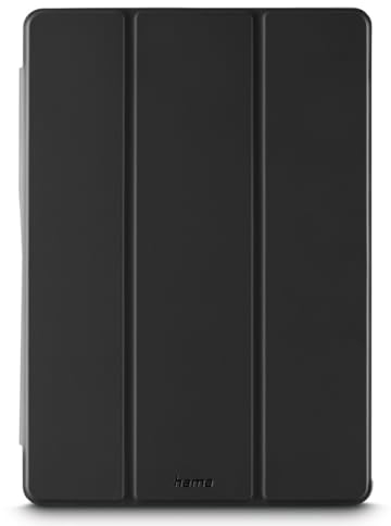 Hama Fold Clear Coque pour Samsung Galaxy Tab S9 FE 10,9 - Housse Fonction Chevalet, Compartiment pour Le S Pen, Protection Fermeture Magnétique, Dos Transparent - Noir