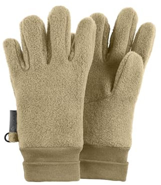Sterntaler Fingerhandschuh Microfleece mit elastischen Bündchen – Warme Kinder Handschuhe – Mädchen und Jungen Winterhandschuhe - Unisex Accessoire für kühlere Tage – beige, Größe 5