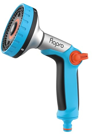 Flopro 70300746 Metal Multi Hose Pipe Spray Gun, Blue
