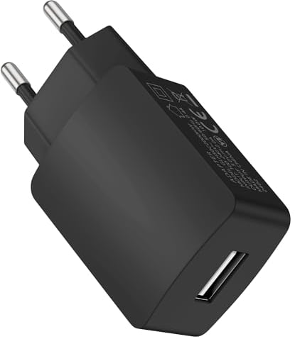 Prise USB 5V/2A, Chargeur USB-A Secteur Universel Adaptateur Embout Alimentation Bloc Chargeur Compatible avec iPhone iPad AirPods Samsung Huawei Xiaomi Tablettes Téléphones Charger