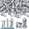 20 Tasselli Cavi in Metallo M4x20 mm Viti Dado Petalo Tasselli ad Espansione Resistenti Alla Ruggine Durevoli Tasselli per Cartongesso Adatti per Fissaggio Cartongesso,Lamiere Ferro,Pareti Cave