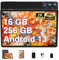 GOODTEL Tablet 11 Pulgadas Pantalla 2K 2000 * 1200 Android 16GB RAM + 256GB ROM Batería 8600mAh, 5G WLAN, Bluetooth 5.0, 13MP+5MP, Certificado GMS, Tipo-C, Cuerpo metálico, Negro