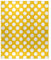 Joitme Fleece-Überwurfdecke, weiß, gepunktet, gelb, 127 x 152 cm, Schlafdecke, bequeme Decken für Damen