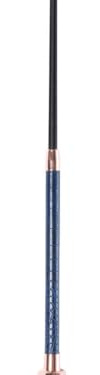 HKM Croco Dressage Whip Deep Blue 100