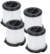 WA6077 filtri HEPA adatti per aspirapolvere compatto Worx WX030/WX030.9 CUBEVAC, filtri di ricambio WA6077 per aspirapolvere Worx (confezione da 4)