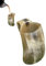 Brinking Horn Cup - Tasse de bière de style médiéval, Authentic Horn Tankard pour Ale, ou Whisky | Gobelet nordique artisanal, cadeau pour les hommes, décoration de, drinkware d