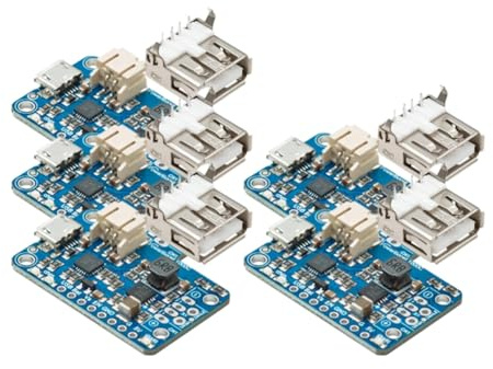 Uxsjakjsd Portable Charging Solution 2465 Spot Rechargeable Module 5V LiPo USB Boost 1A Charger PowerBoost 1000 5Pcs