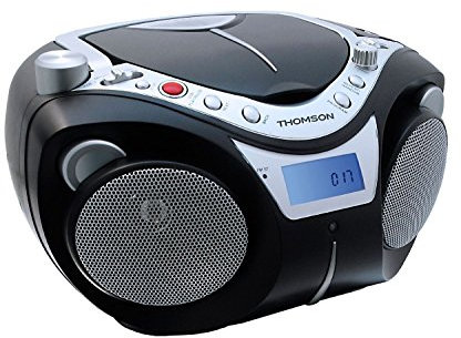 Thomson RCD203U Radio Portable mp3/CD FM/MW 6W USB Noir
