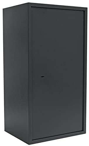 Profirst Zirkum 85 Doppelbartschloss anthrazit BxHxT 45x85x36 cm inkl. Montagematerial herausnehmbarer Fachboden Filzunterlage am Tresorboden