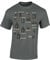 Bier T-Shirt: Der Brauprozess - Geschenk für Bierliebhaber - Geschenkidee für Biertrinker - Brauer Shirt - Craft Beer Trinker (L) Zink Grau