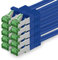 7.5 M Cat.7 Netzwerk-Kabel 10 Stück Cat7 Patch-Kabel LAN-Kabel Ethernet RJ45 10 Gbit/s (Alle Internetgeschwindigkeiten) Blau 7,5 Meter
