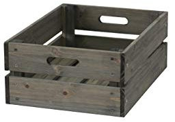VegTrug Wooden Crate - Grey Wash