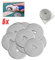 Lot de 5 lames de rechange de qualité supérieure - Rondes - 45 mm - Pour cutter rotatif et coupe-tissu - Compatible avec les cutter Prym OLFA 45 mm - Avec boîte Long Life Qualité 5, 10, 15 lames