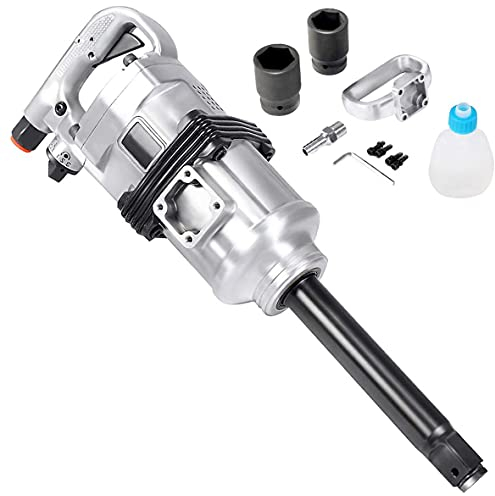 Pistola de Impacto Neumática 2700 NM Afloje / 2180 Nm apriete, 4200RPM, Taladro de Impacto Manual, Ideal para Camiones, tractores, maquinaria industrial, Neumáticos y Equipo Pesado