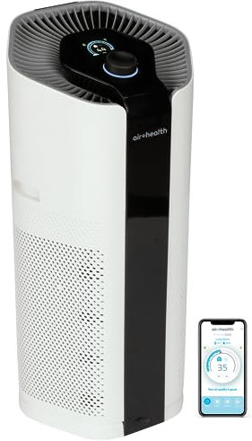 Air Health Skye 5 Stage Air Purifier, Features Ultraviolet Light (UVC), H13 True Hepa, Carbon, PCO, Smart Wifi, Auto Mode, Quiet, Removes 99.97% of Particles, Smoke, Mold, Pet Dander, Dust, Odors