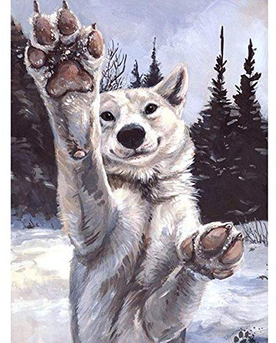 LZQZJD 1000 Stück erwachsenes hölzernes Puzzle-Spiel Ölgemälde Wolf Kinder Kinder erwachsenes Wohnzimmer Esszimmer Geschenk