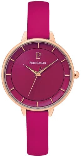 Pierre Lannier Femme Analogique Quartz Montre avec Bracelet en Cuir 001H955