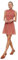 Trendyol Women Woven Dress Vestido Tejido Mini A-Line Regular Fit para Mujer, Tile, 38