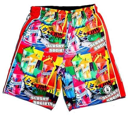 Flow Slushy Society Cake Boys Shorts - Kids Athletic - Basketball - Baseball - Hockey - Football - Lacrosse - Multi