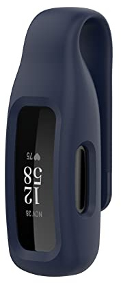 Tyogeephy Clip Halter Kompatibel mit Fitbit inspire 3/inspire 2/ace3, Silikon Ersatz Clip Verschluss Gehäuseabdeckung Zubehör Schutz Hülle Cover Case für Männer Frauen