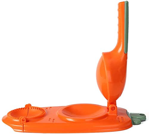 Presse à raviolis - Machine manuelle pour tortillas de maïs, crêpes, raviolis - Presse à pâte chinoise - Rouge