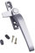 LOVIVER Window Handles, Right/Left Hand Aluminum Door Handle Window Hardware, Casement Locking Handle for Double Glazing Door, Right