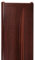 2X 1m Kabelkanal Holz Optik Rot Braun - zum Schrauben/Anschrauben - 80x40mm Kabelkanal HERRY24