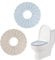 NINVVS 2 Pcs Toilet Seat Cover Cushion, Soft, Warm and Stretchable, Soft Toilet Seat Cushion, O-Shaped Knitted Toilet Washer (Beige, Blue)
