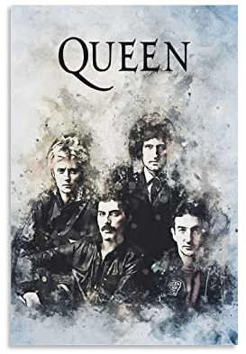 Enartly Foto Auf Leinwand Queen Band Poster e Wall Art Modern Family camera da letto Decor 50x70cm Senza Cornice