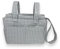 Bolso panera vichy - Talega carrito de bebé - Talega vichy (Gris)