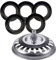 5 piezas Junta de Goma Tapon Fregadero Cocina, Junta Goma Desague Fregadero para Tapón De Válvula Y Tamiz, Ø Exterior 54 mm, Ø Interior 32 mm