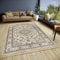 freundin Home Collection Almas Teppich Orientalisch – Orientalischer Kurzflor Wohnzimmerteppich Weicher Orient-Teppich Klassisch für Schlafzimmer, Esszimmer, Wohnzimmer, Flur, Küche – Creme, 95x140cm