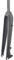 HIMALO 26/27.5/29 Zoll MTB-Starrgabel Carbon Scheibenbremse Mountainbike-Gabel QR 9x100mm 1-1/8'' Gerade Vorderradgabel 28,6mm Gabelschaft (Color : Matte Black, Size : 27.5'')