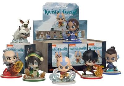Mighty Jaxx Kwistal: Avatar The Last Airbender | Überraschungsbox-Sammelfigur | Container mit 6 Zeichen
