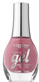 Deborah Milano -Smalto Gel Effect, Colore 80 Antique Rose, Colore Pieno, Brillantezza estrema ed Effetto Volumizzante come il Gel, 8.5ml